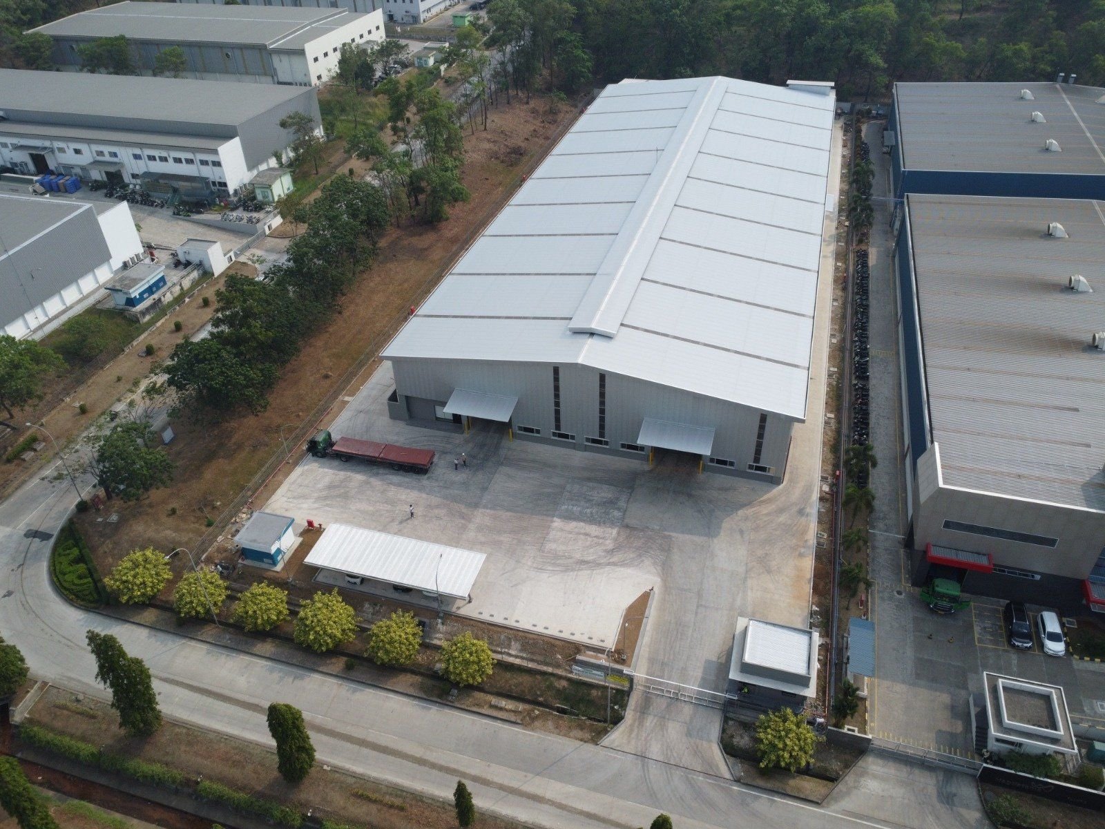 ABN facility building with company logo in KIIC Karawang